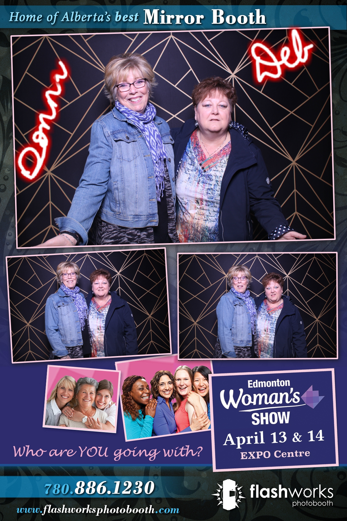 Spring Edmonton Woman's Show 2019 | View more photos from the event at gallery.flashworksphotobooth.com/u/FlashworksPhotoboothInc/Spring-Edmonton-Womans-Show-2019